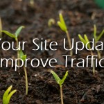 Improve web traffic by regularly updating your site with fresh content